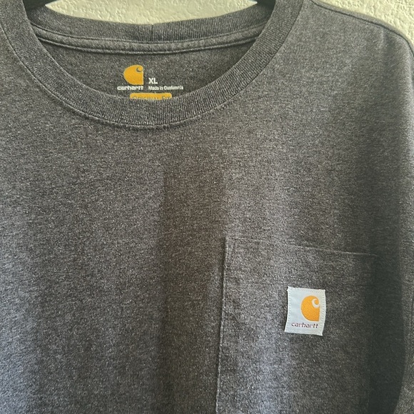 Set of 3 Carhartt Heather Gray Short Sleeve Tees - Picture 11 of 16